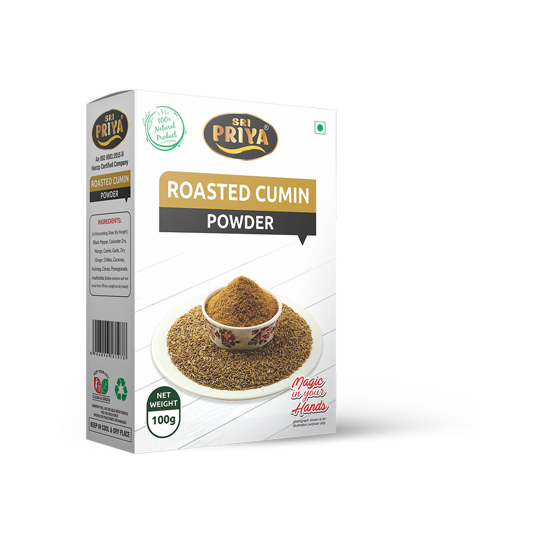 09 Jeera Powder / Roasted Cumin Powder – Pure & Aromatic Spice by Sri Priya Foods - Image 1