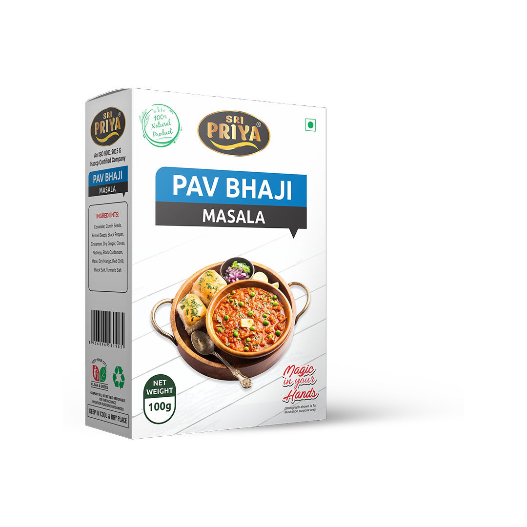 11 Pav Bhaji Masala – Authentic Street-Style Spice Blend by Sri Priya Foods - Image 1