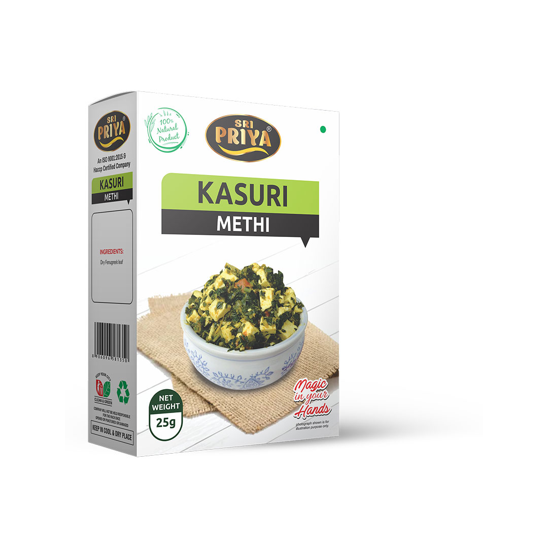 15 Kasuri Methi – Dried Fenugreek Leaves by Sri Priya Foods - Image 1