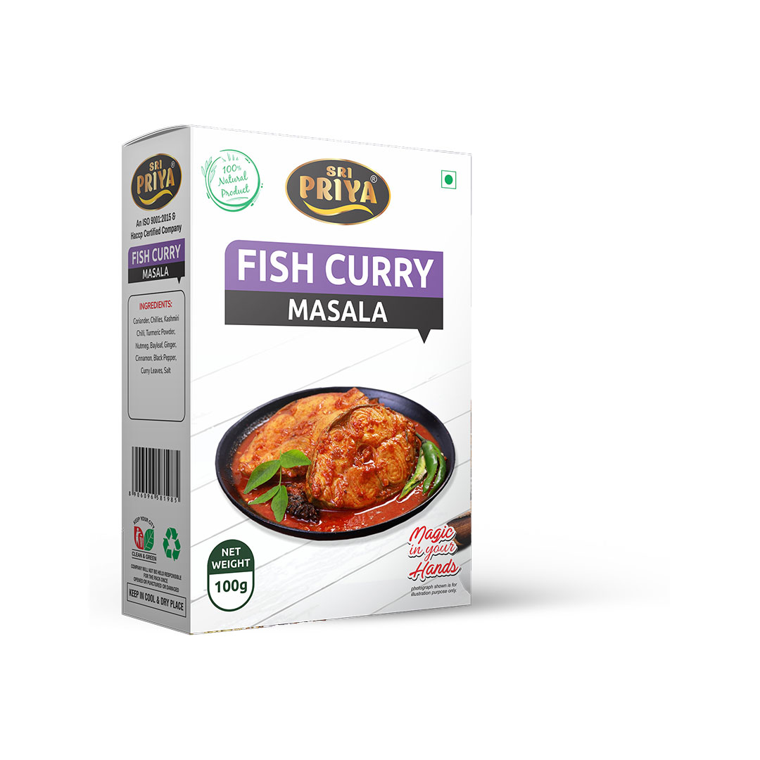 20 Fish Curry Masala – Authentic Coastal Spice Blend by Sri Priya Foods - Image 1